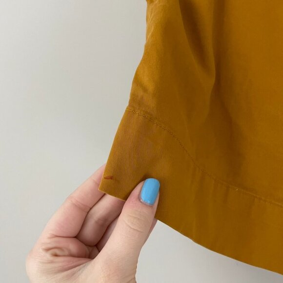 Everlane The Easy Cotton Pull On Shorts in Amber Size 16 - Picture 5 of 7